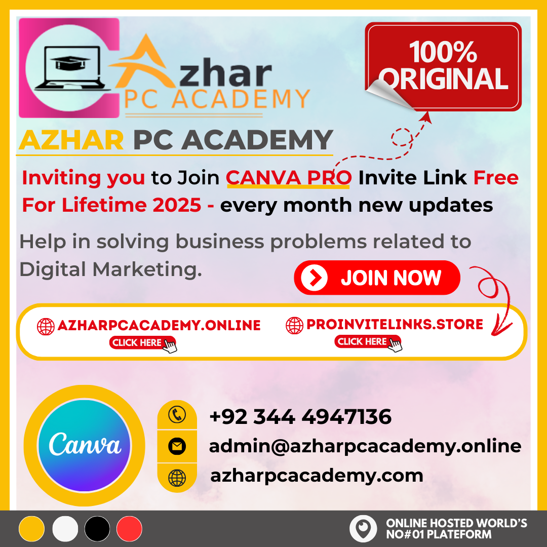 Canva Pro Invite Link Free for Lifetime 2025